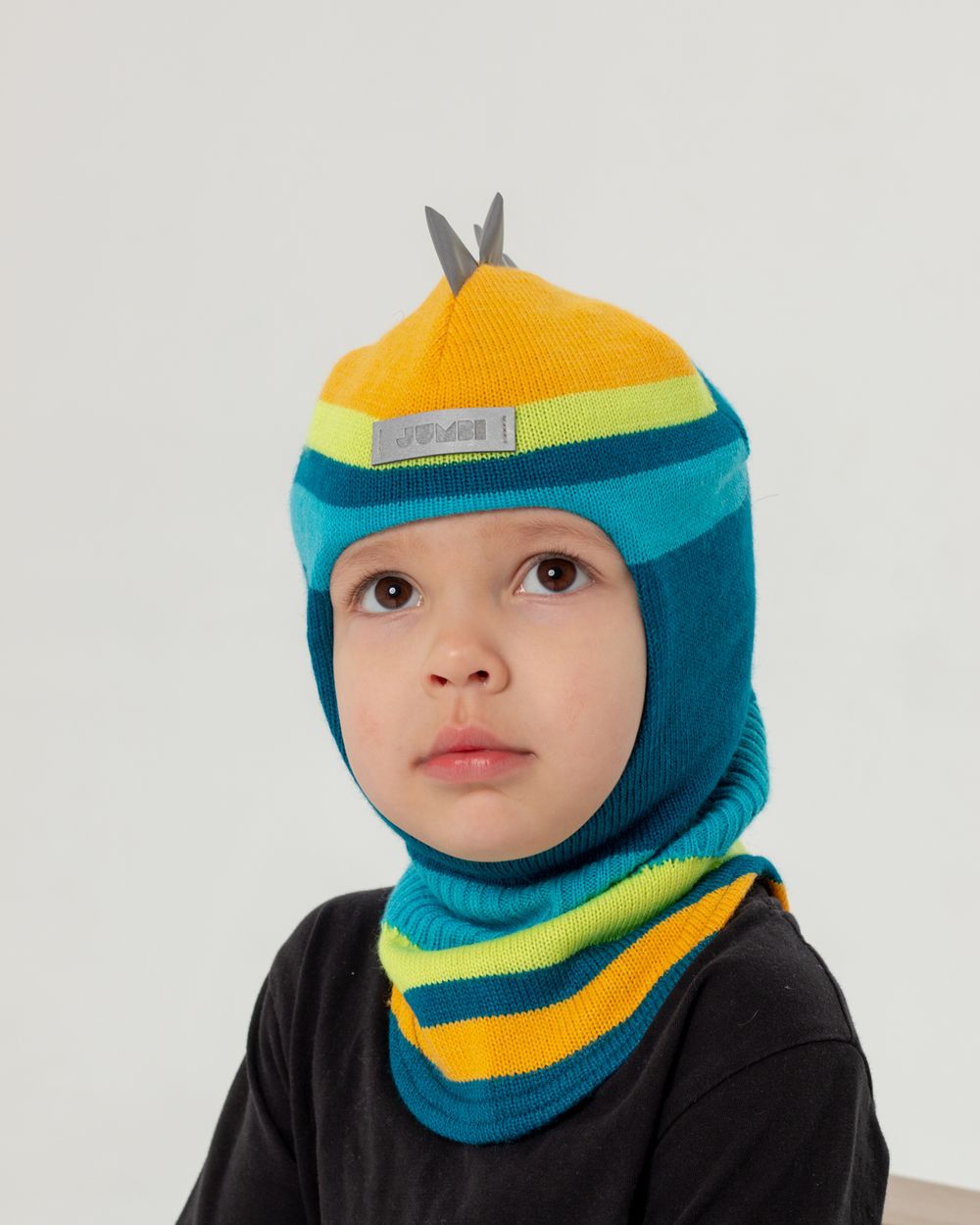 Шлем весенний/осенний вязаный (Галактика) ОРЕО