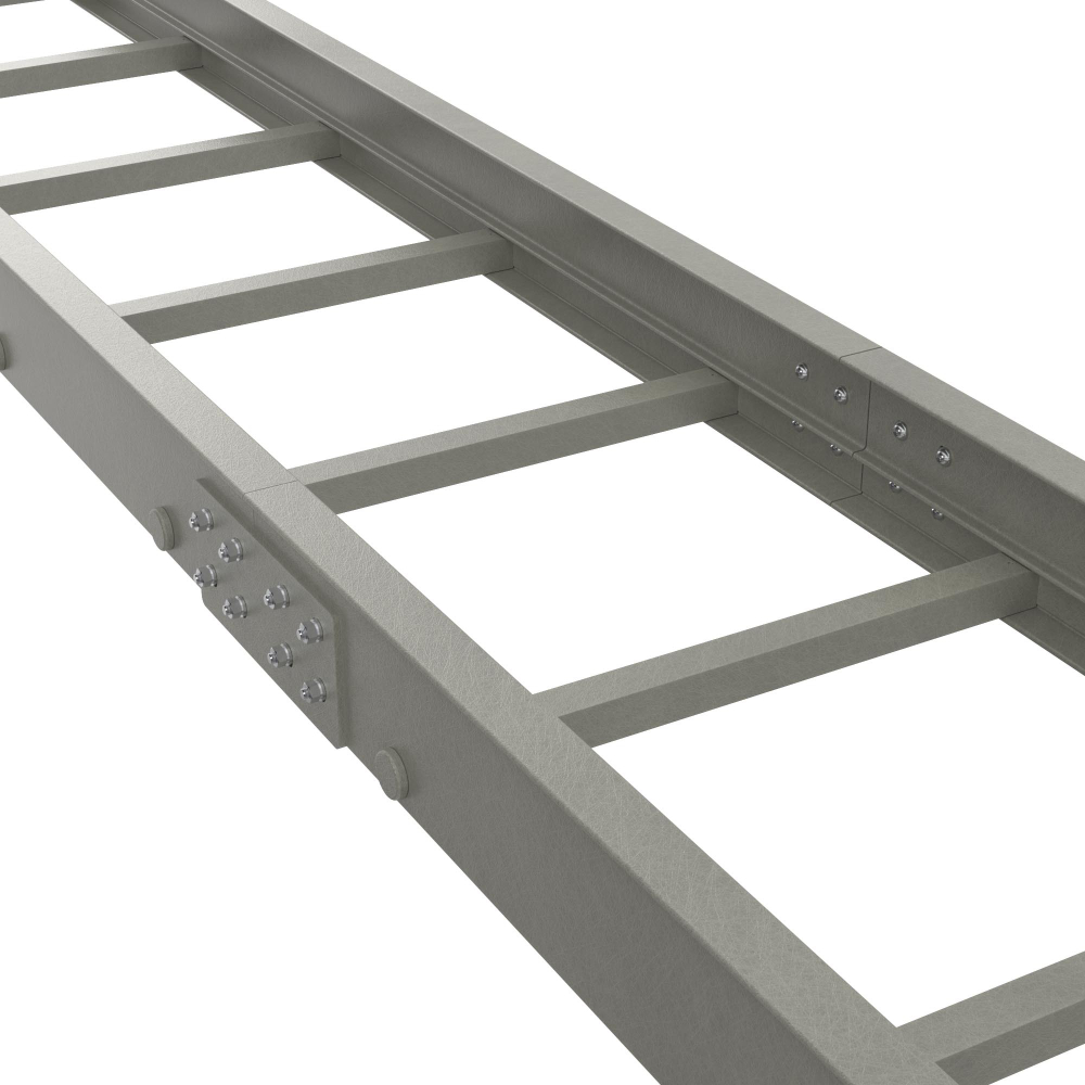 Лестничный лоток 150х750, L 3000, стеклопластик