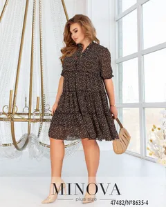 Платье 8635-4-чёрный Minova