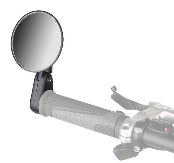 Зеркало на велосипед DX-2002B с креплением вместо заглушки грипсы