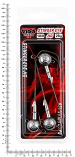 Джиг некрашеный Stinger Eye Jig, крючок Vido Craft VD-079 10/0 (3шт/уп)