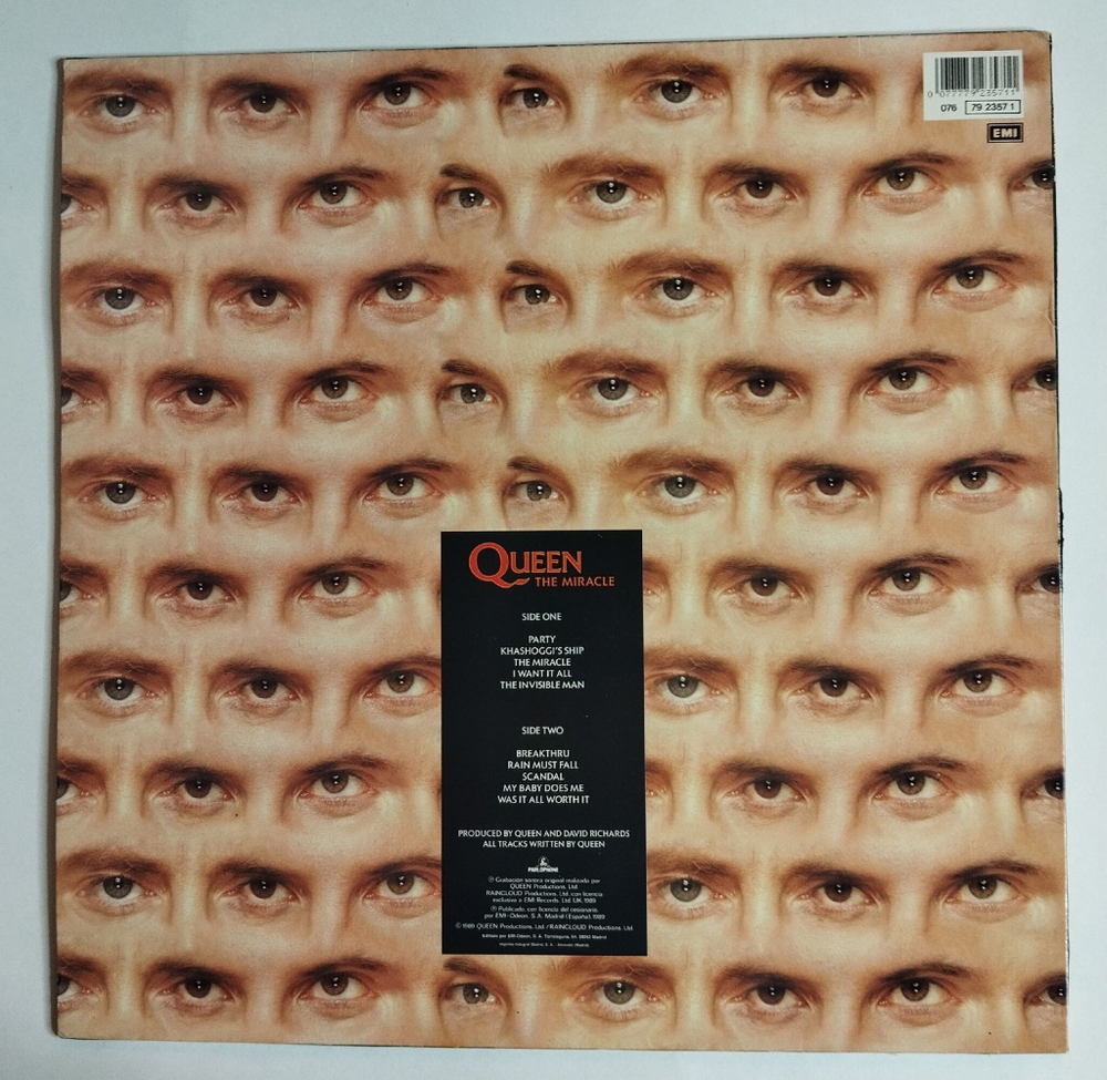 Винтажная виниловая пластинка LP Queen The (Spain 1989)