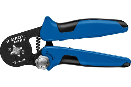 Пресс-клещи ЗУБР Профессионал ПКР-16-4 для втулочных наконечников 0.25 - 16 мм.кв 22693