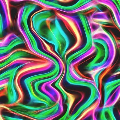 Яркие разводы разного цвета