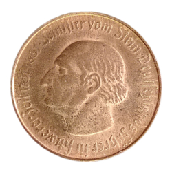 Монета Вестфалии 100 марок 1922 "Генрих Фридрих Штейн"