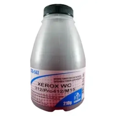 Тонер XEROX WC 312/Pro 412/M15 ( 210гр ) Black&White Standart фасовка Россия