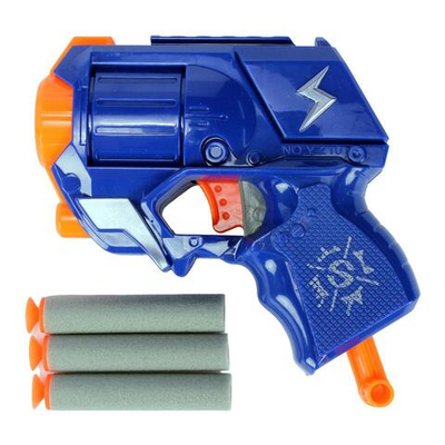 Пистолет с мягк.пулями, коробка YL-282