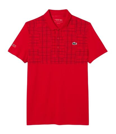 Теннисное поло Lacoste Tennis x Novak Djokovic - red
