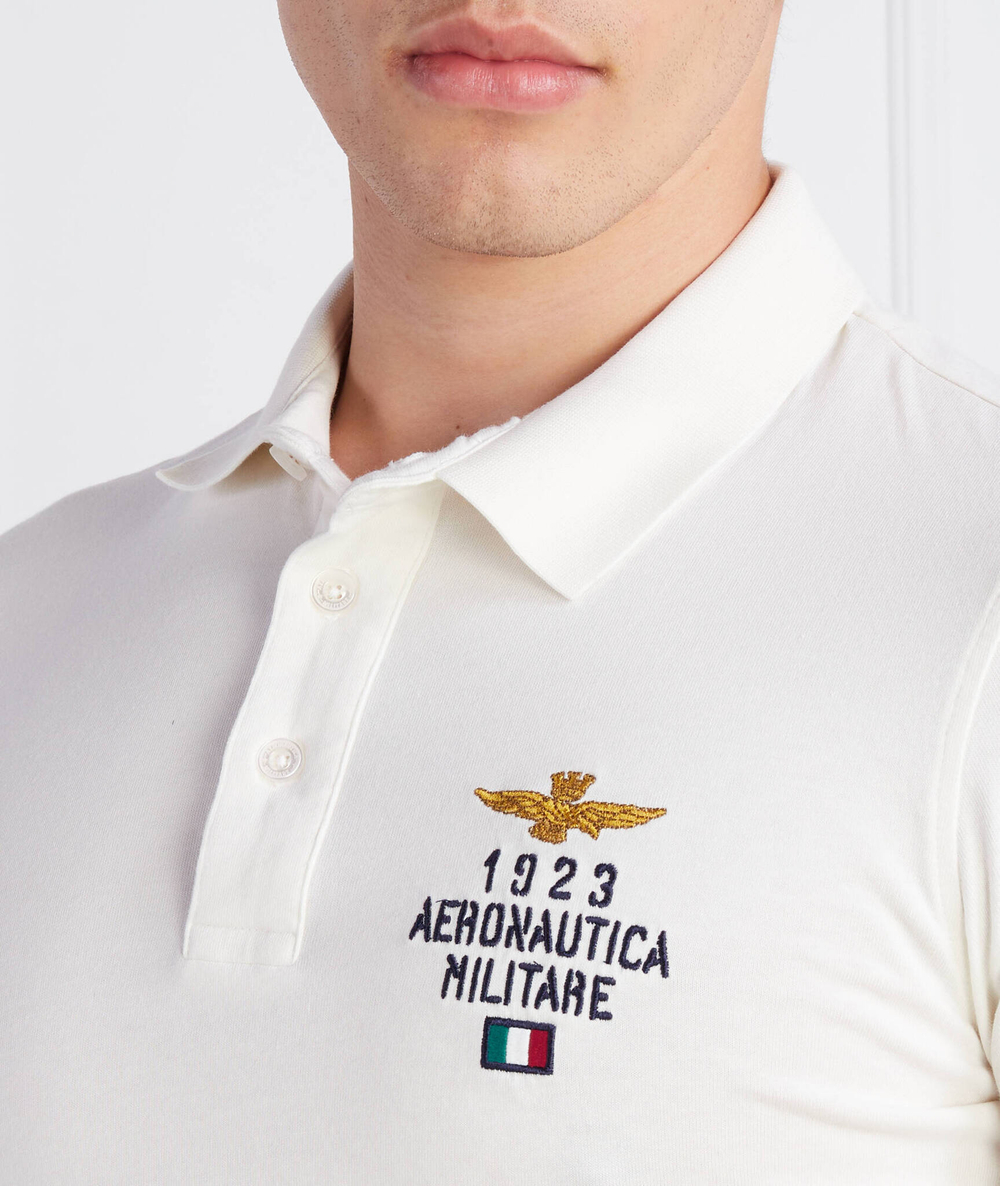 Поло MC Aeronautica Militare - кремовый(PO1670J581)