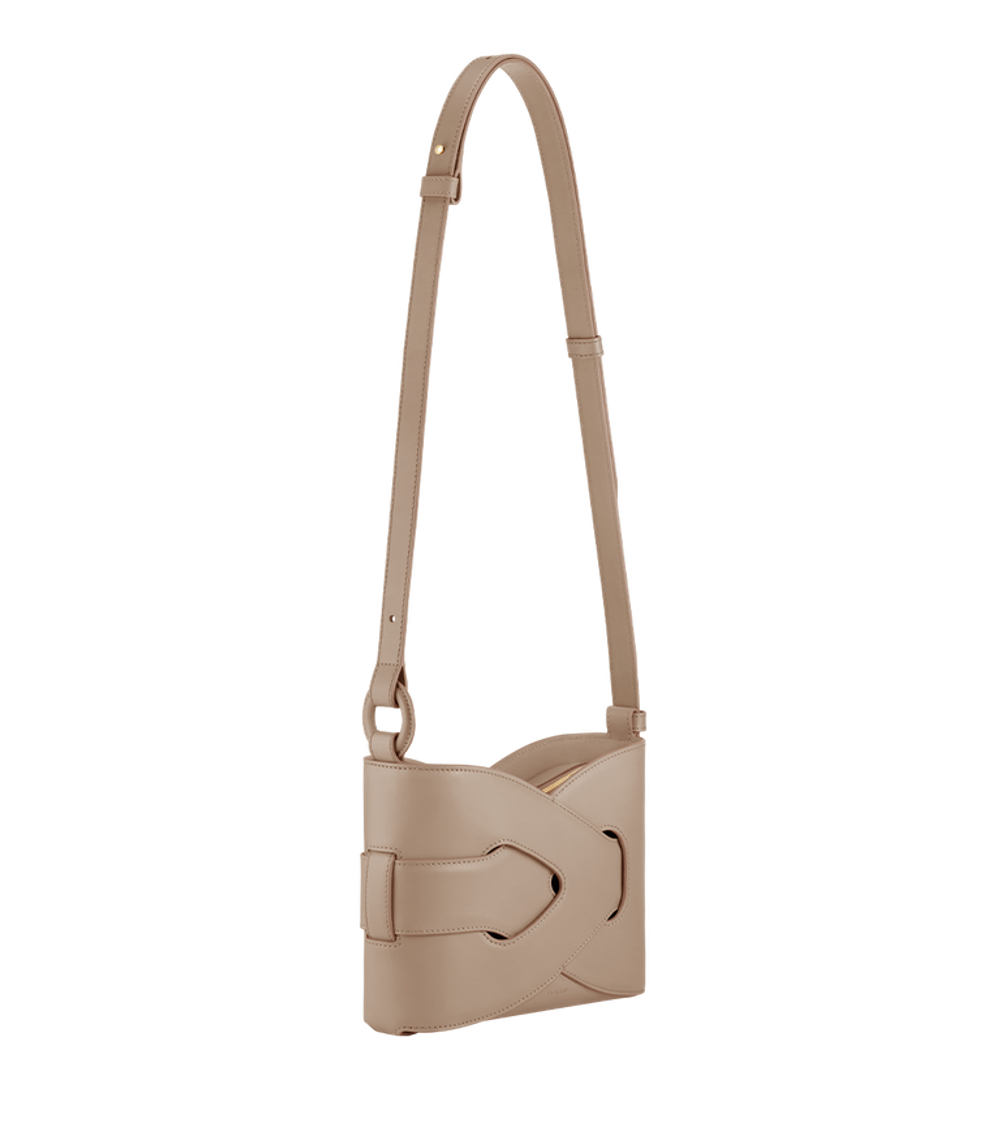 Сумка Polene NODDE EDITION SMOOTH TAUPE