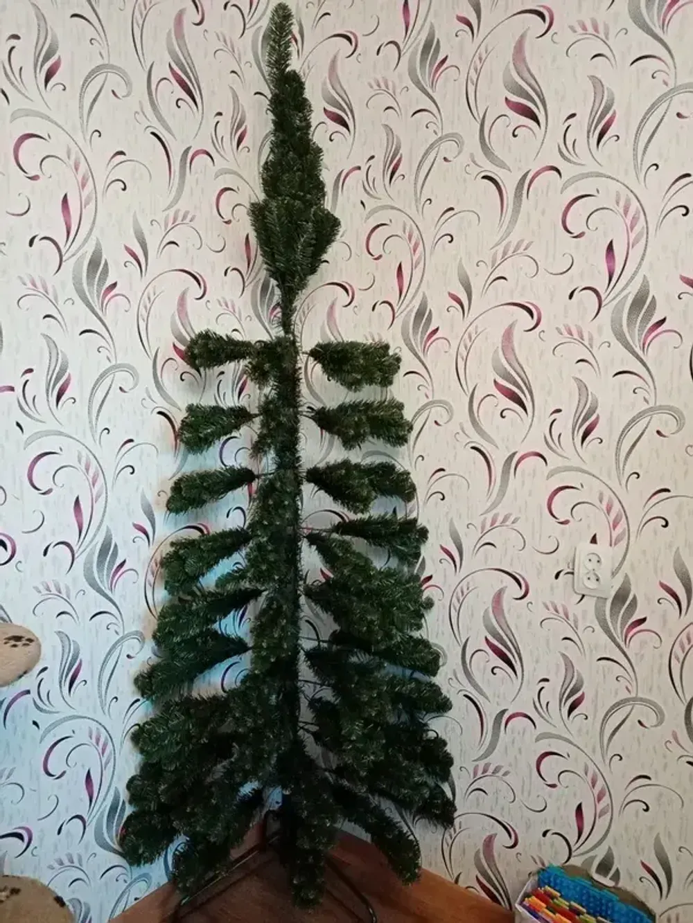 Ель половинка "Эльза" пристенная-угловая (пвх) от 1,5 м до 2,1 м