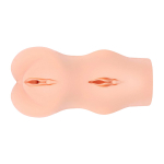 Телесный мастурбатор-вагина 18см с двойным слоем Kokos Dream