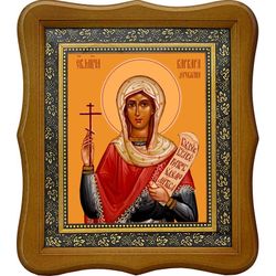 Варвара Деревягина мученица. Икона на холсте.