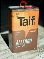 Моторное масло TAIF Allegro 0W-20 Синтетическое ()