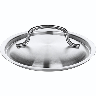 Крышка;сталь нерж.;D=18см;металлич. (Цвет: серебристый)