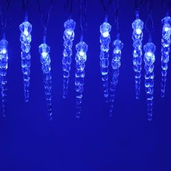 Светодиодная новогодняя гирлянда ЭРА ЕGNIG - IC нить Сосульки 3,8 м синий 20 LED