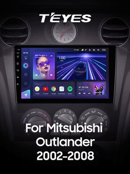 Teyes CC3 9" для Mitsubishi Outlander 1, Airtrek  2002-2008