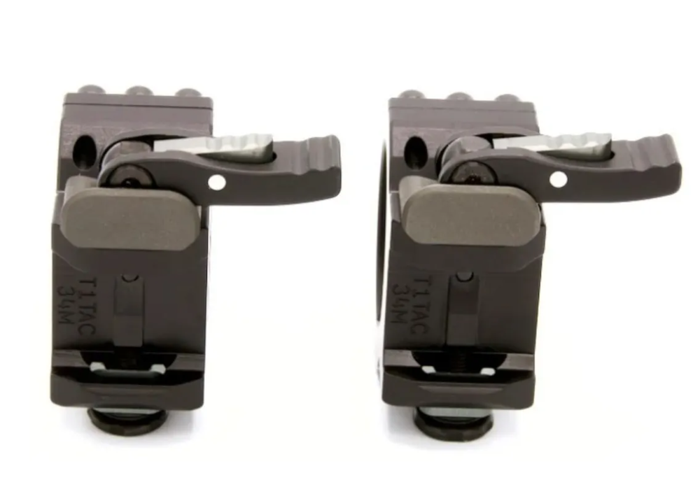 Кольца TIER-ONE QD TacRings (6 винтов) Ø34mm H38,1mm (быстросъемные)