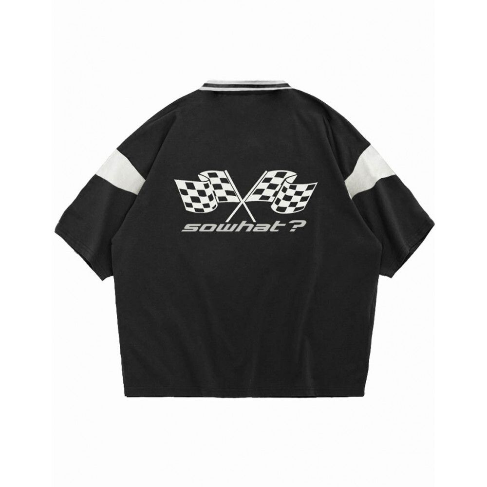 Футболка SoWhat? Speed Racing черная