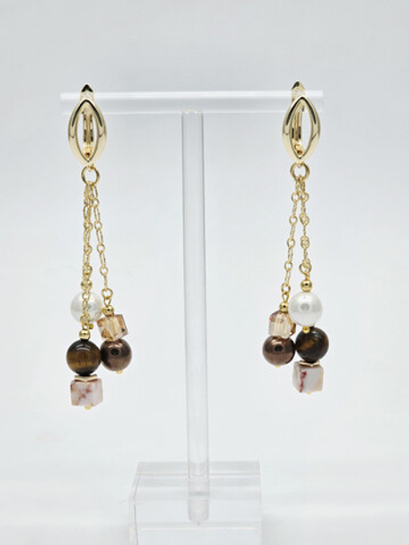 91003703 Серьги Selena Pearls