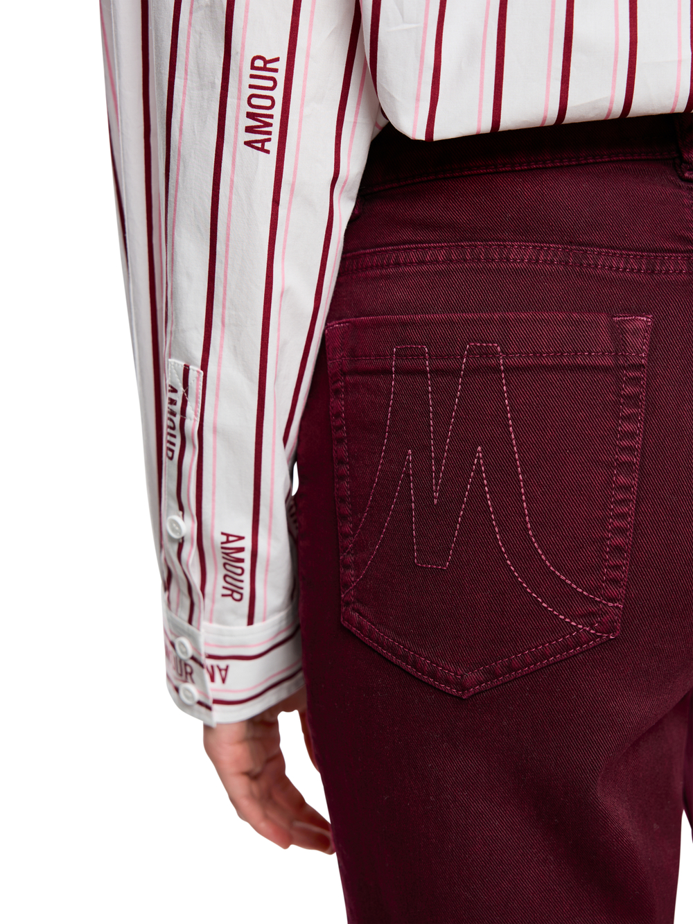 Джинсы из хлопка