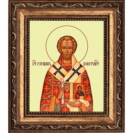 Герман Константинопольский святитель. Икона  на холсте.