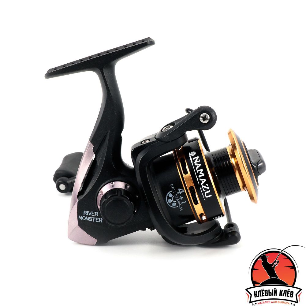 Катушка безынерционная Namazu River Monster RM4000, 4+1 подш., метал. шпуля/20/