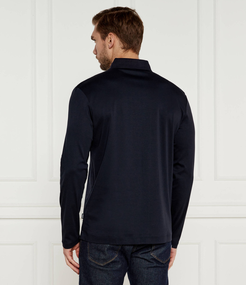 Поло C-Paley 01 BOSS BLACK - темно-синий(50523917)