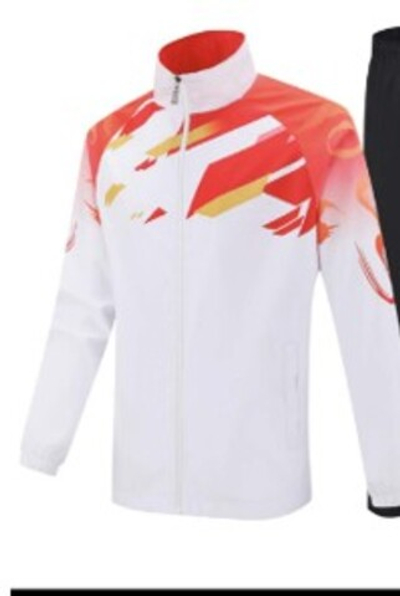 Олимпийка Tigershop   white with orange 858