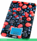 Кухонные весы BBK KS107G лесные ягоды Red/Black
