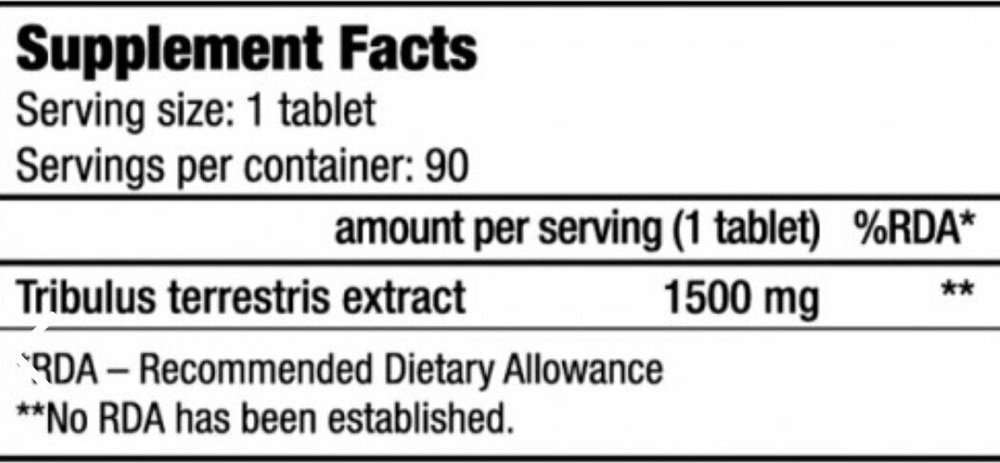 BioTech Tribul Maximus Extra Strong 1500 mg 90 табл (BioTech USA)