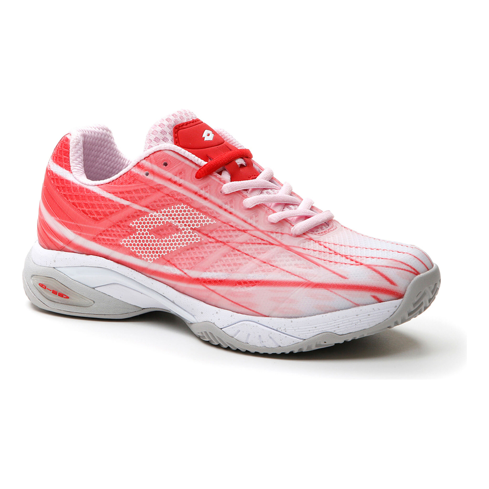 Женские теннисные кроссовки Lotto Mirage 300 Clay Court Shoe Women - Coral, White