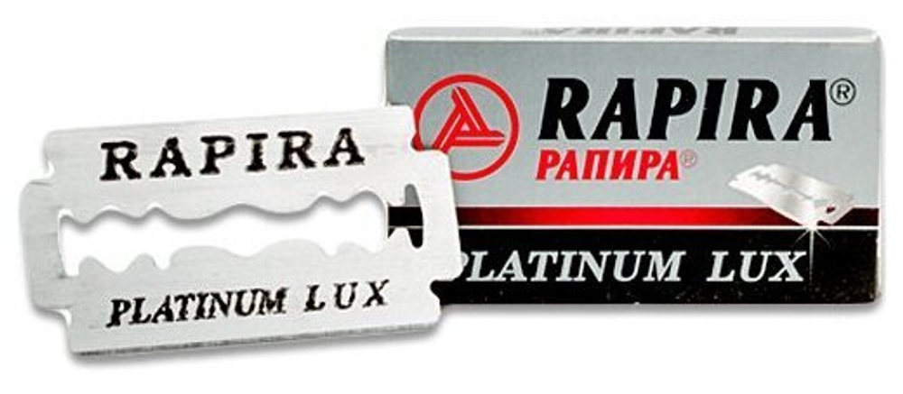 Лезвия Rapira платина Люкс