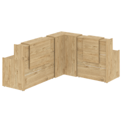 Onix Ресепшн O.R-K-32 Тиквуд Светлый 2600*2200*1187