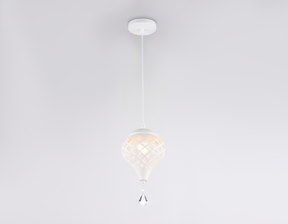 Светильник подвесной TR8441 WH белый E27 max 40W D170*800