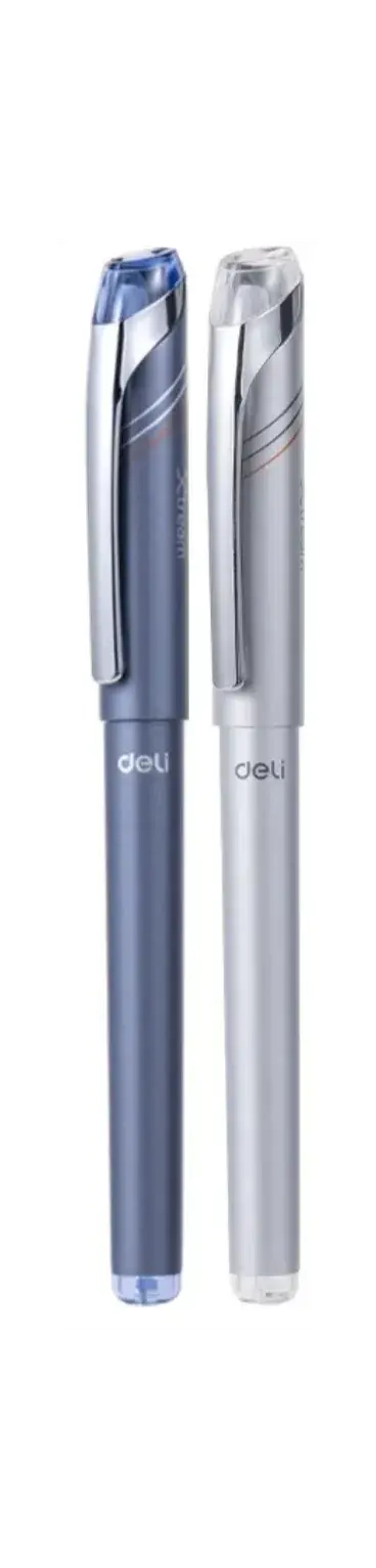 Ручка Deli Xtream, 0.7 игл.пиш. узел, резиновая манжета, синий, маслянные чернила EQ47-BL