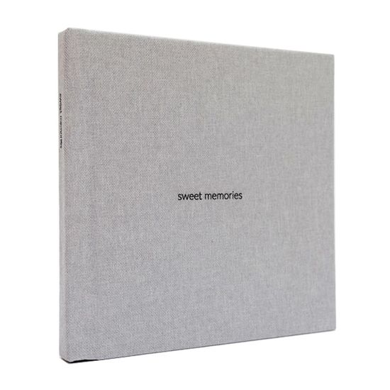 25x25 фотокнига с льняной обложкой "Ash"