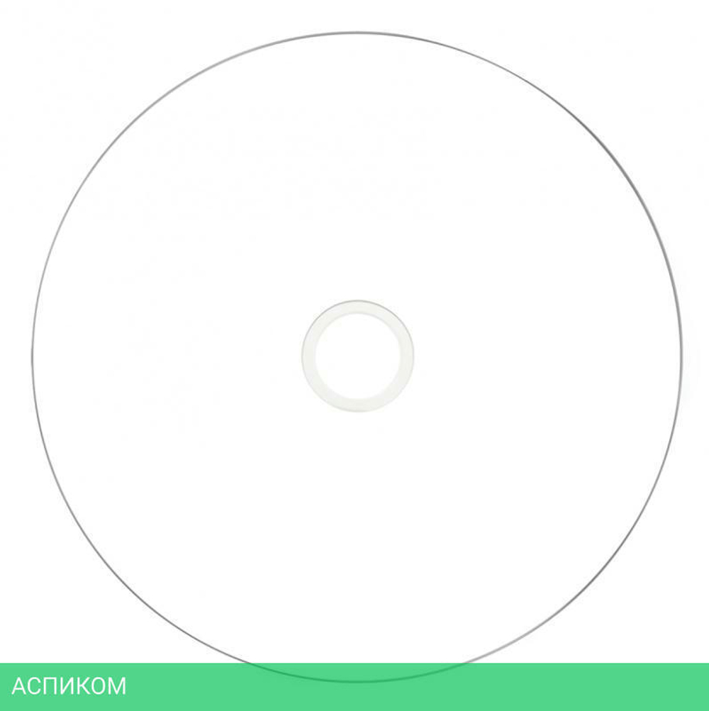 DVD-R диск Verbatim 4,7GB 16x Cake Box InkJet Printable (43533)