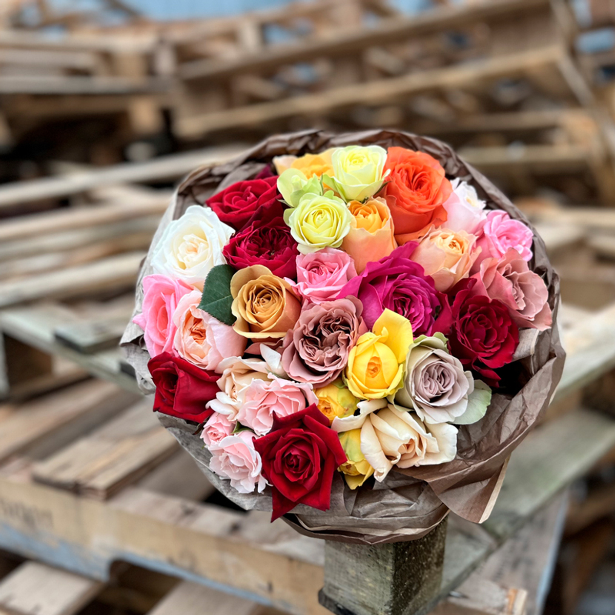 ❤️ Феерия — множество сортов коллекции роз в одном букете — в день всех влюблённых у Феи