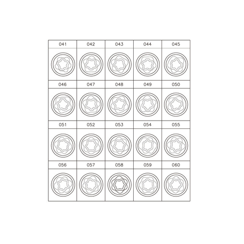 KING TONY (9BW0220) Набор насадок для монтажа/демонтажа секреток колес BMW, 20 предметов