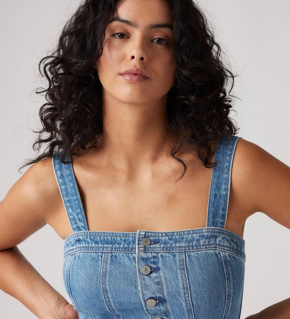 Платье джинсовое женское LEVI'S ICONIC BUTTON THRU DRESS