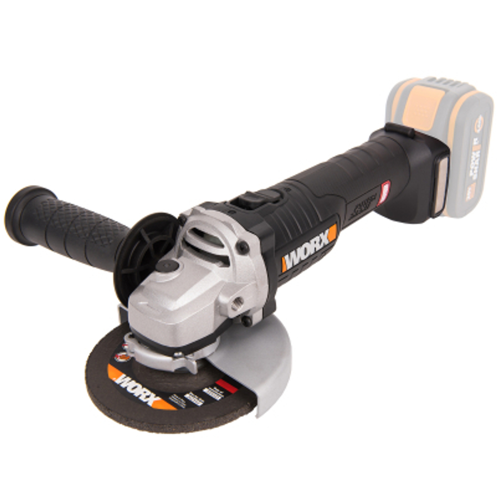 Углошлифовальная машина WORX WX812.9 (без АКБ и ЗУ)