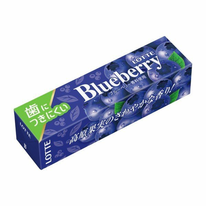 Жевательная резинка Lotte Blueberry Черника 9 шт 22,8 г