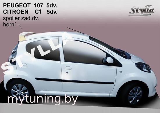 Спойлер для Peugeot 107 5D