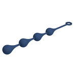 Синяя анальная цепочка - 42,6 см. (Цвет: синий)