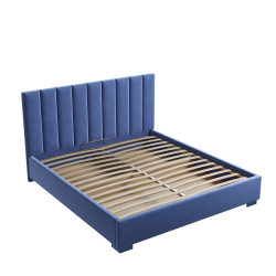Кровать двуспальная, 180х200 Беатрис синий