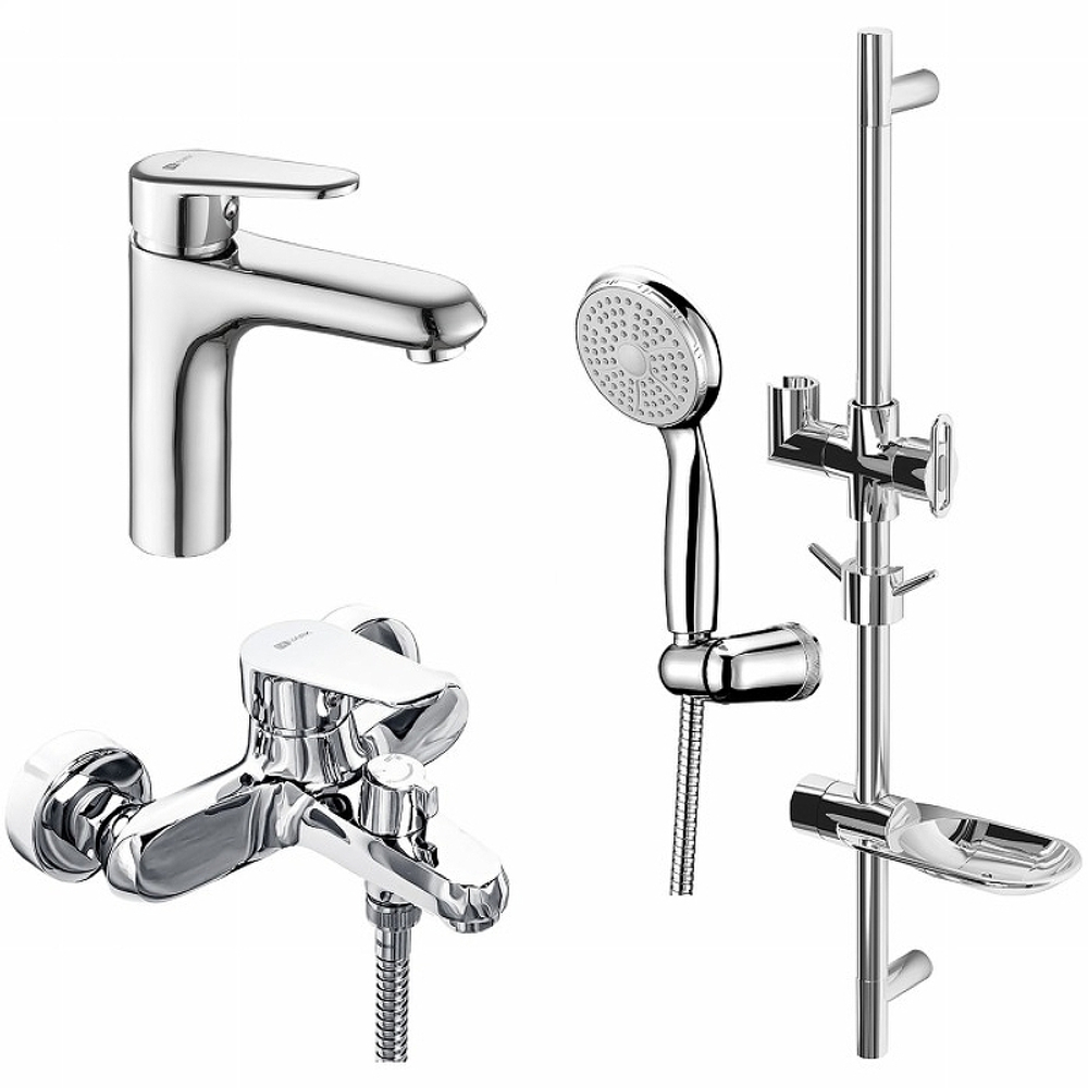 Комплект смесителей Lemark Point LM0380C Хром