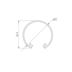 Экран ROUND-D40-2000  (Arlight, Пластик) 044519