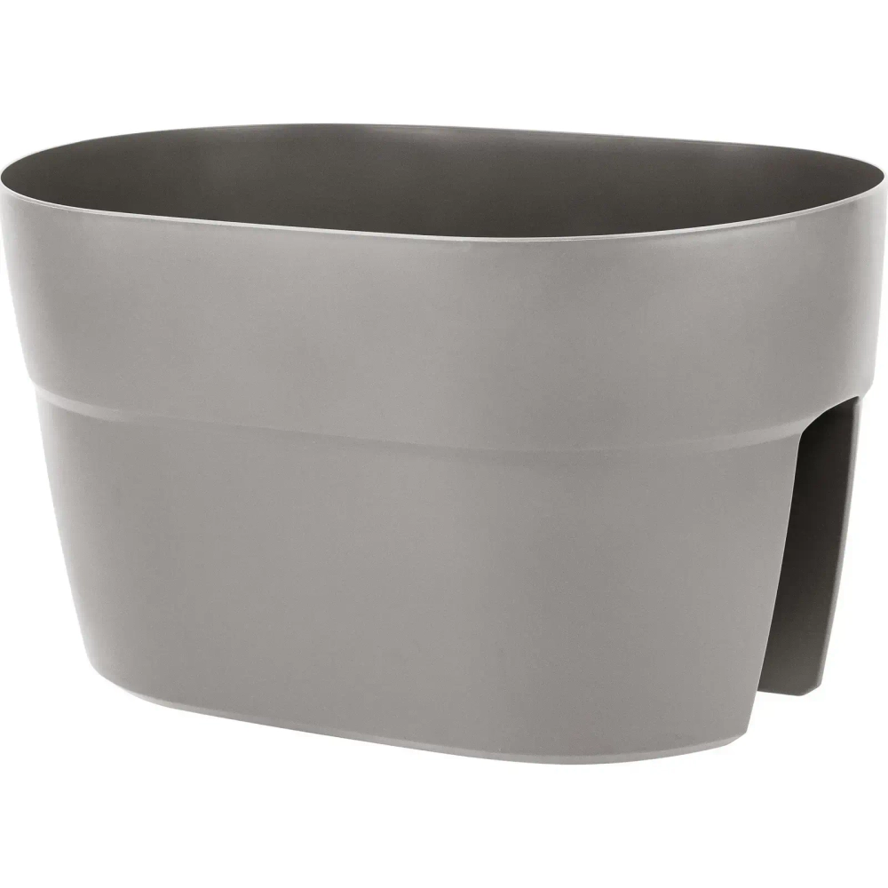 Ящик балконный пластиковый 12л 40*26*22 Villa de Fiori двусторонний с фиксаторами французский платан