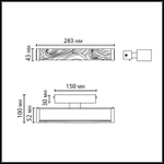 5450/10WLA ODL_EX Настенная лампа LED 10Вт 2000/3000/4000К 220В IP20 L-VISION